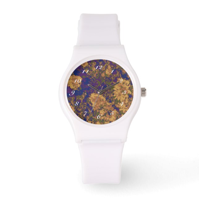Reloj De Pulsera Flor amarilla (Anverso)