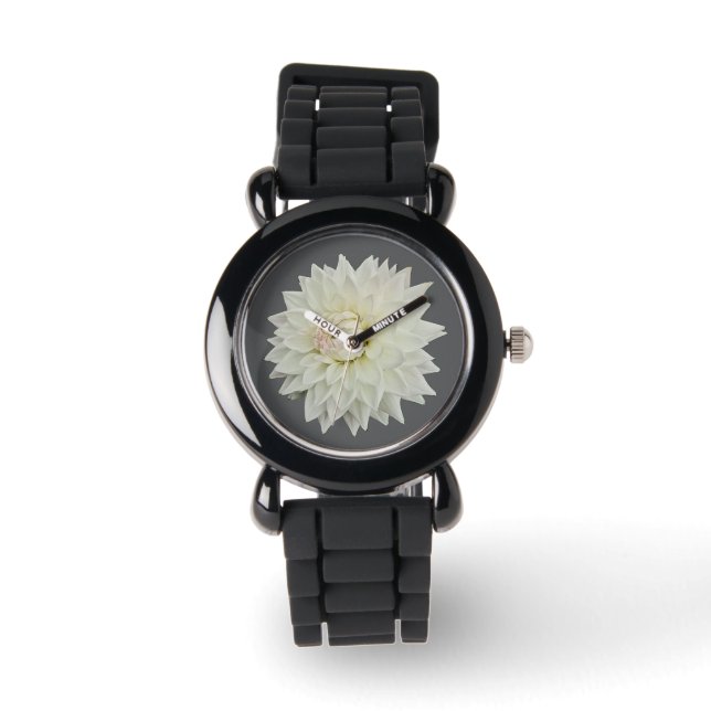 Reloj De Pulsera Flor blanca (Anverso)