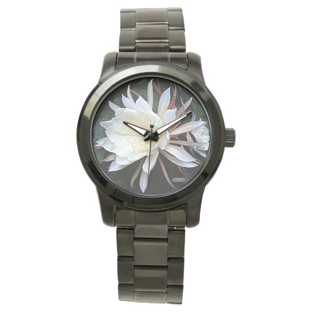 Reloj De Pulsera Flor De Cactus Epifitas (Anverso)