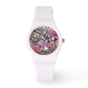 Reloj De Pulsera Flor de cerezo rosado / Sakura サ・(桜).