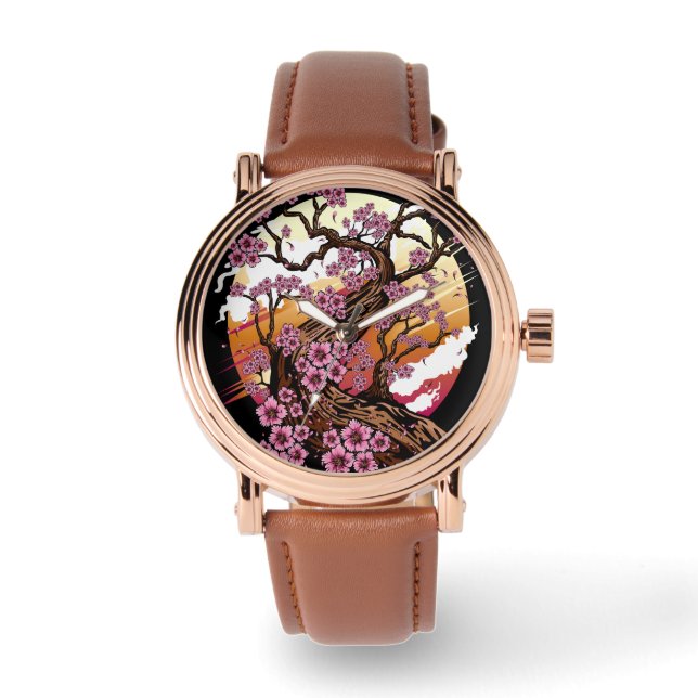 Reloj De Pulsera Flor de cerezo salvaje (Anverso)