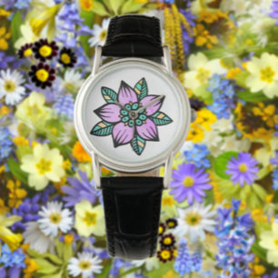 Reloj De Pulsera Flor de Costa