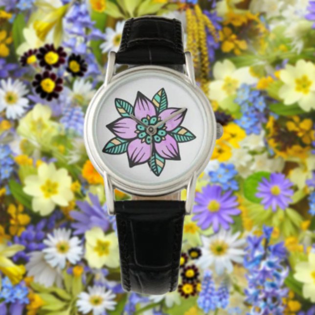 Reloj De Pulsera Flor de Costa (Subido por el creador)
