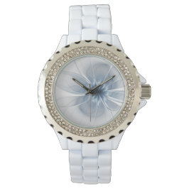 Reloj De Pulsera Flor de fantasía fractal suave y delicada