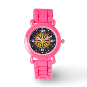 Reloj De Pulsera Flor de Kaleidoscope Mandala-21855