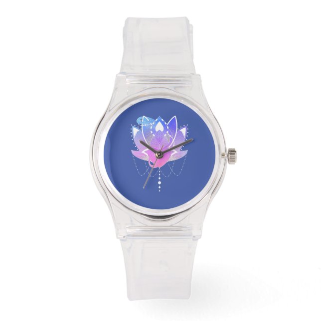 Reloj De Pulsera flor de loto (Anverso)