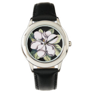 Reloj De Pulsera Flor de Magnolia