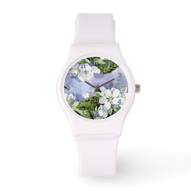 Reloj De Pulsera Flor de manzano (Anverso)
