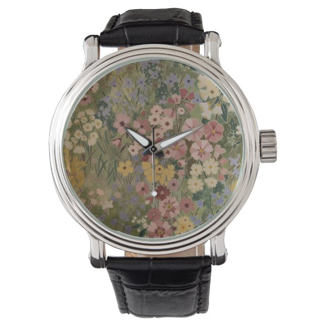 Reloj De Pulsera Flor de Primavera Eterna (Anverso)