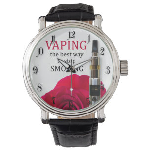 Reloj De Pulsera Flor de vaina y rosa