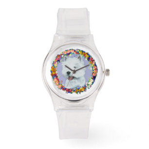Reloj De Pulsera Flor de Westie