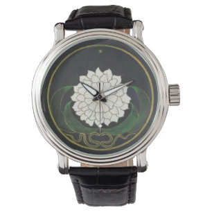 Reloj De Pulsera Flor dorada Mandala