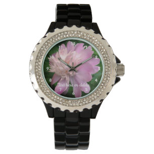 Reloj De Pulsera Flor Peony En Bloom Personalizada