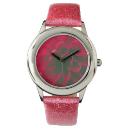 Reloj De Pulsera Flor roja