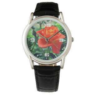 Reloj De Pulsera Flor rosa rosada natural