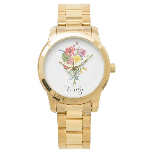Reloj De Pulsera Flor silvestre (Anverso)