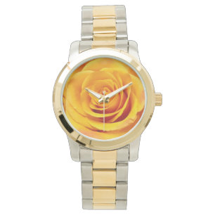 Reloj De Pulsera Floración preciosa del rosa amarillo