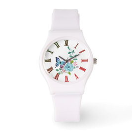 Reloj De Pulsera Floral