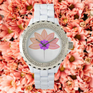 Reloj De Pulsera Floral
