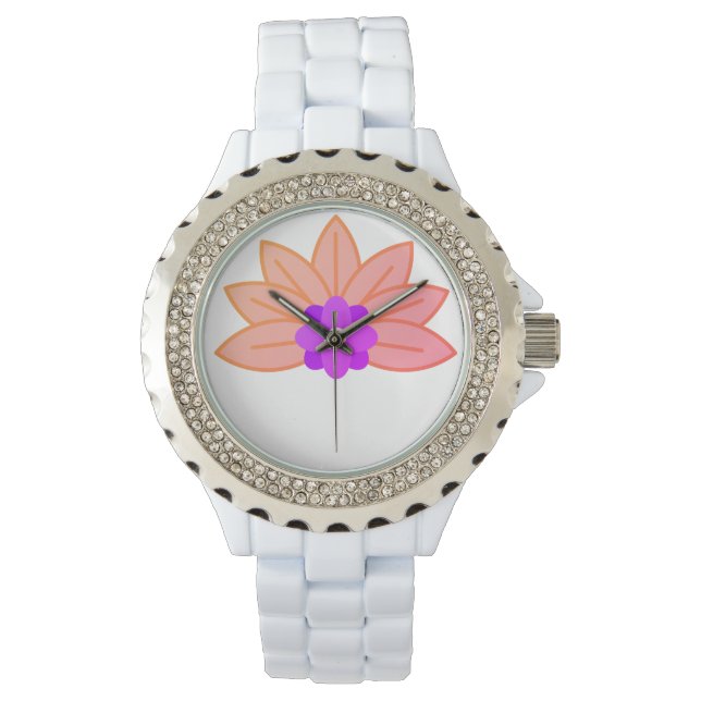 Reloj De Pulsera Floral (Anverso)