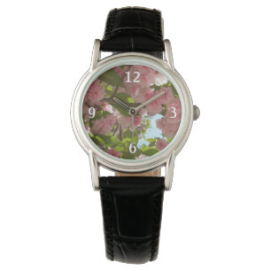 Reloj De Pulsera Floral de primavera del árbol de cerezo III con do
