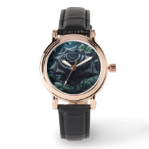 Floral de Rosa negro