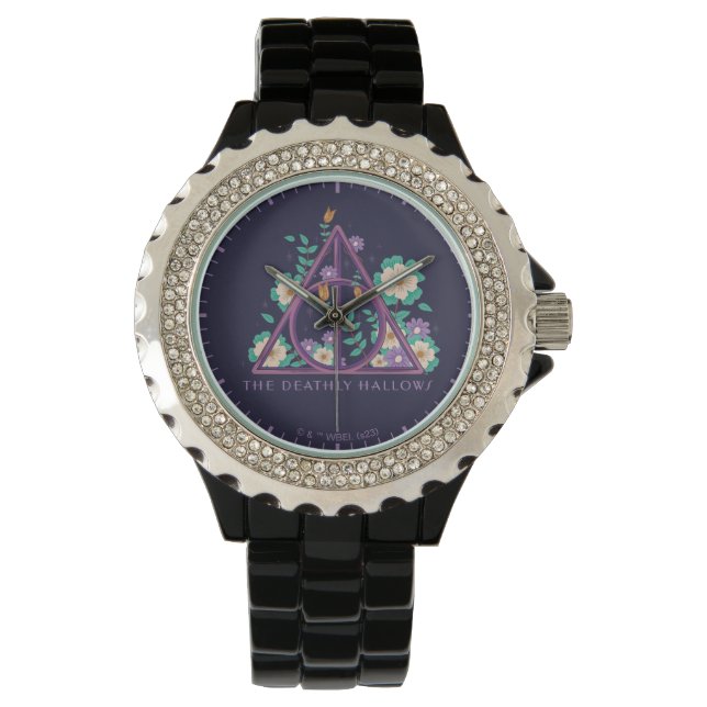 Reloj De Pulsera Floral Deathly Hallow Graphic (Anverso)