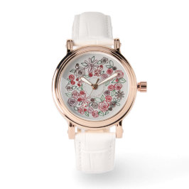 Reloj De Pulsera floral design