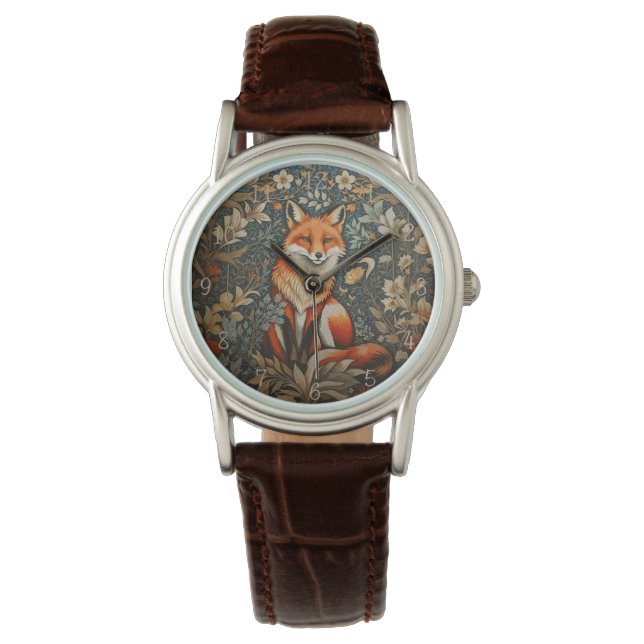 Reloj De Pulsera Floral inspirada por Fox William Morris (Anverso)