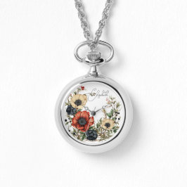 Reloj De Pulsera Floral personalizada