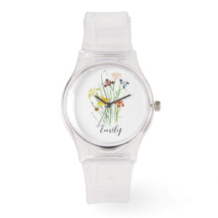 Reloj De Pulsera Floral personalizada