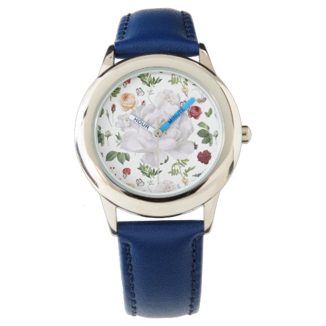 Reloj De Pulsera Florales frescos (Anverso)
