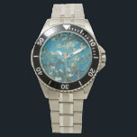 Reloj De Pulsera Floreciente árbol de almendros por Vincent van Gog<br><div class="desc">Floreciente árbol de almendros por Vincent van Gogh. Reloj clásico de arte refinado único. Pintura petrolera post-impresionismo.</div>