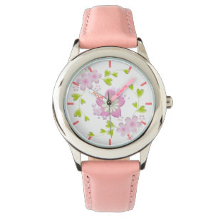 Reloj De Pulsera Florecimiento de cerezo Sakura al estilo Kawaii