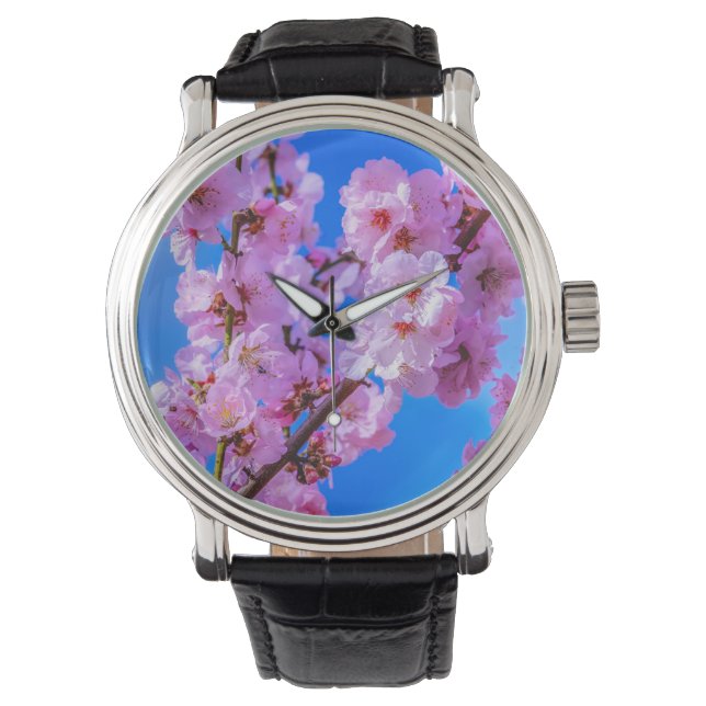 Reloj De Pulsera Florecimiento del cerezo japonés 13 (Anverso)