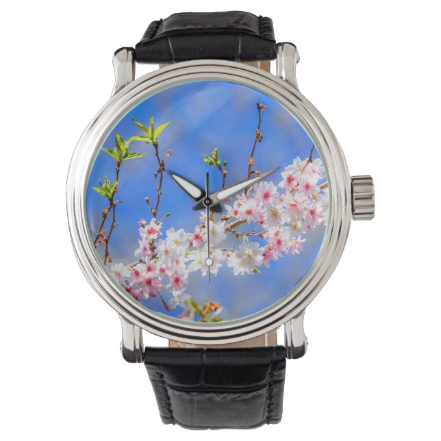 Reloj De Pulsera Florecimiento del cerezo japonés 17 (Anverso)