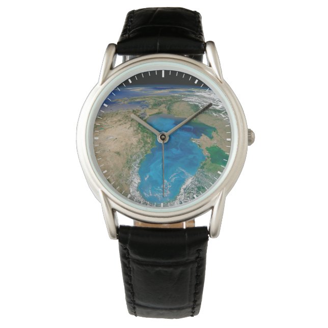 Reloj De Pulsera Florecimiento Del Fitoplancton Azul En El Mar Negr (Anverso)