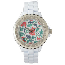 Reloj De Pulsera Florecimiento en el tiempo: Elegante cosecha flora
