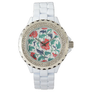 Reloj De Pulsera Florecimiento en el tiempo: Elegante cosecha flora