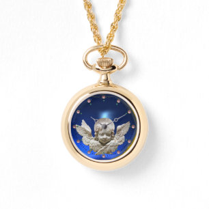 Reloj De Pulsera FLORENTINE RENAISSANCE ANGEL, Azul zafiro
