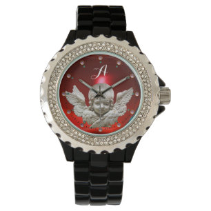 Reloj De Pulsera FLORENTINE RENAISSANCE ANGEL, Monograma de Ruby Ro
