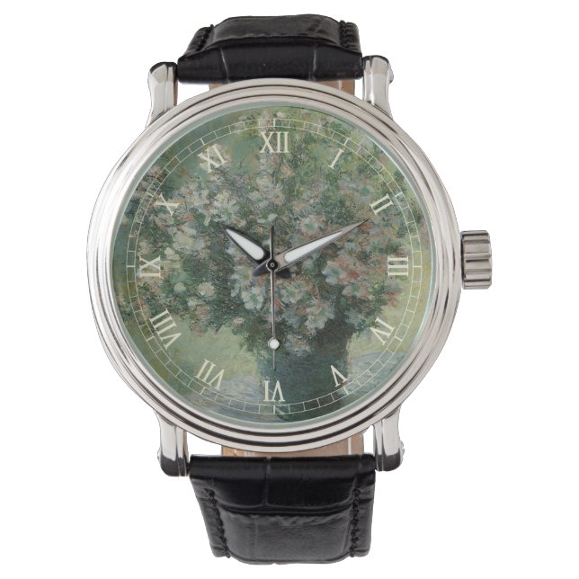 Reloj De Pulsera Florero de Claude Monet (Anverso)