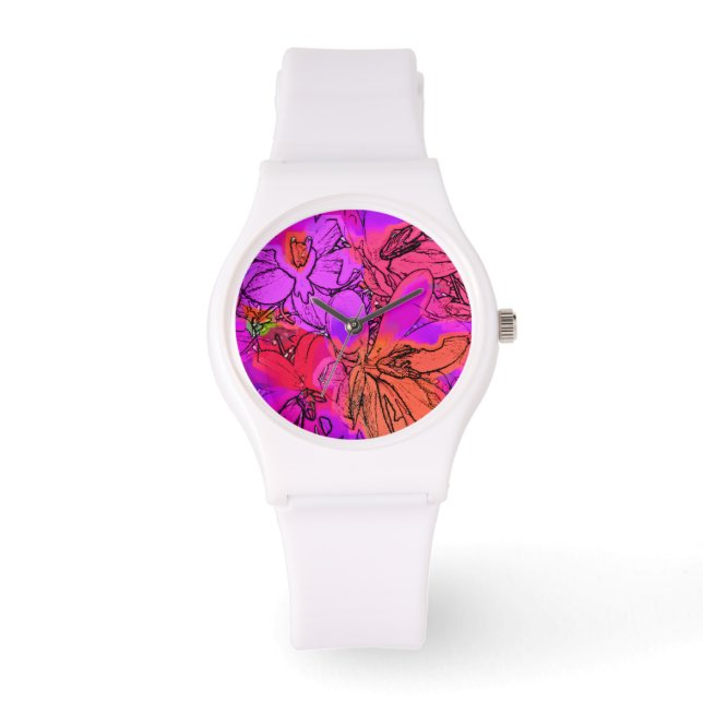 RELOJ DE PULSERA FLORES (Anverso)