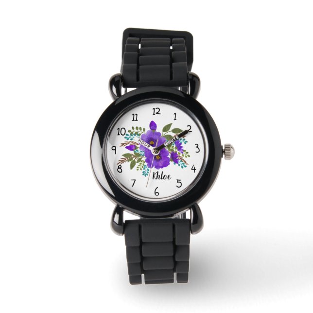 Reloj De Pulsera Flores (Anverso)