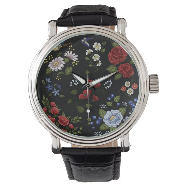 Reloj De Pulsera Flores (Anverso)