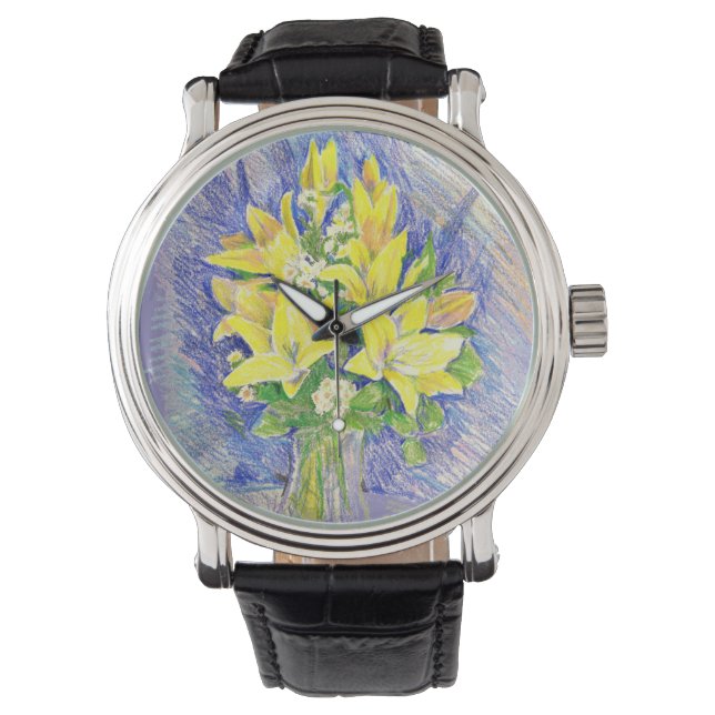 Reloj De Pulsera Flores (Anverso)