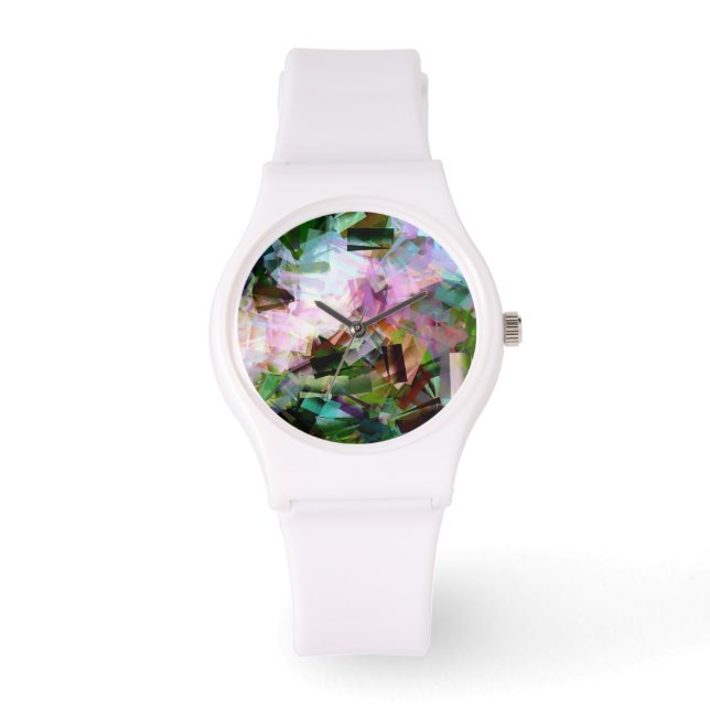 RELOJ DE PULSERA FLORES ABSTRACTOS (Anverso)
