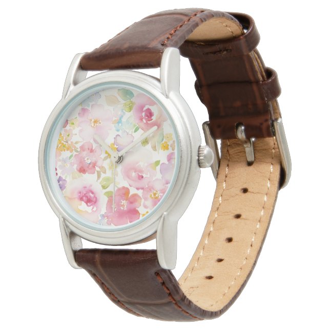 Reloj De Pulsera Flores acuáticas (Angular)