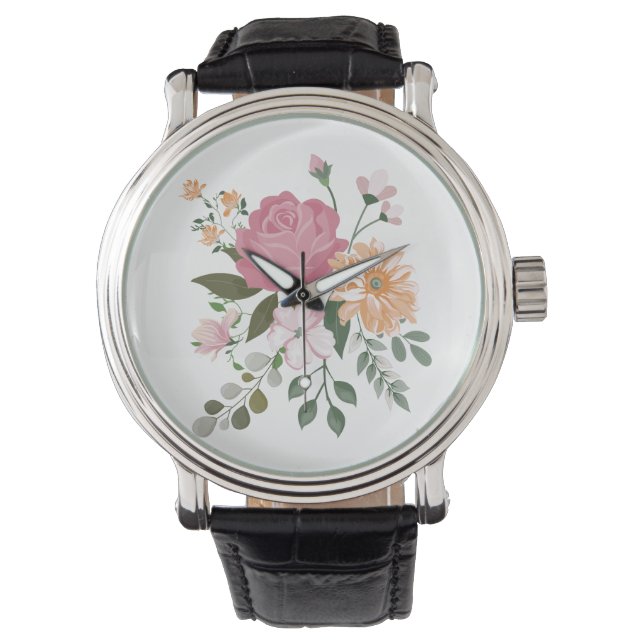 Reloj De Pulsera Flores acuáticas (Anverso)
