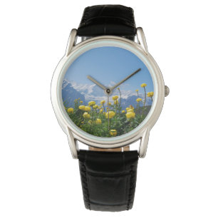 Reloj De Pulsera Flores Alpes suizos Eiger Monch